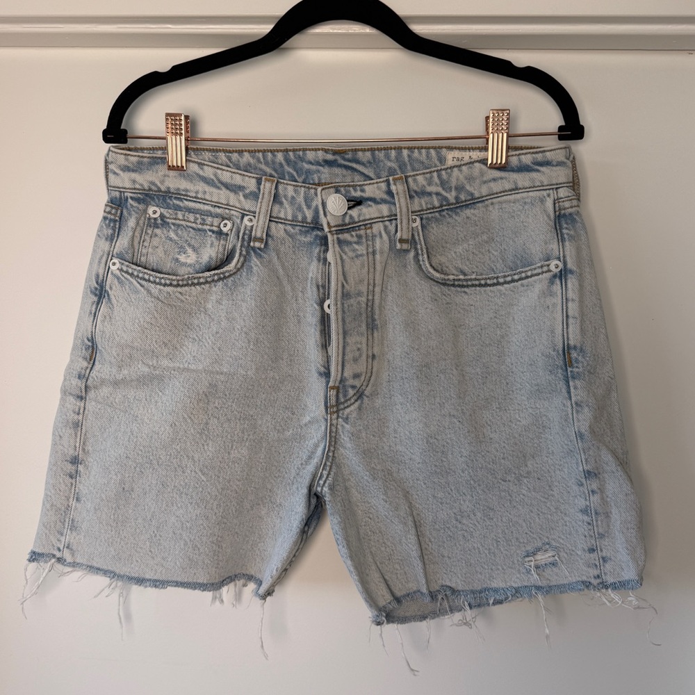 rag & bone Light Wash high waist Jean Shorts